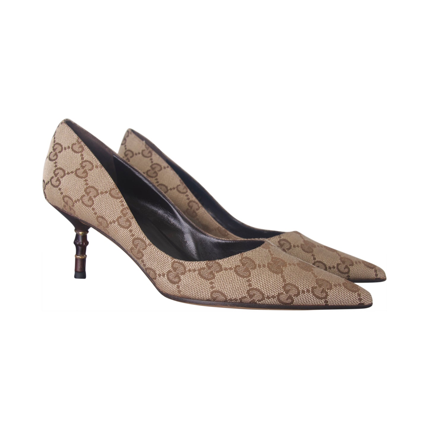 Gucci GG Monogram Canvas Heels