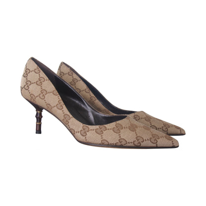 Gucci GG Monogram Canvas Heels