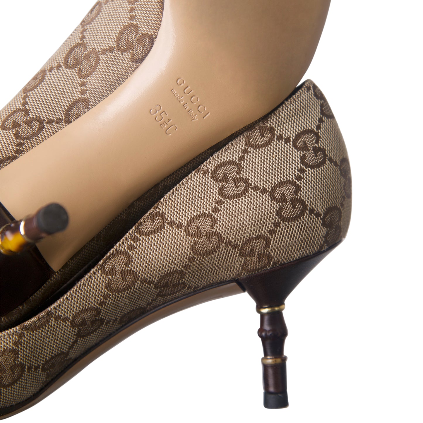 Gucci GG Monogram Canvas Heels