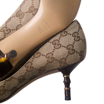 Gucci GG Monogram Canvas Heels