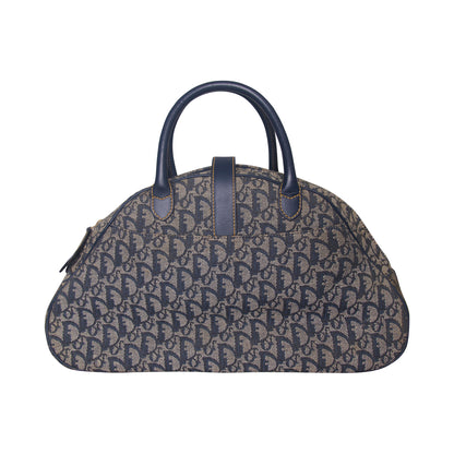 Christian Dior Blue Monogram Canvas Trotter Bag