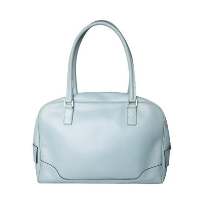 Gucci Tom Ford Powder Blue Microguccissma Capri Bowler Handbag