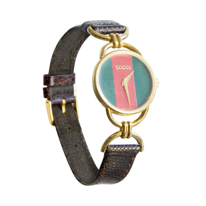 Gucci Ladies Gold Stripe 6000.2.L Watch