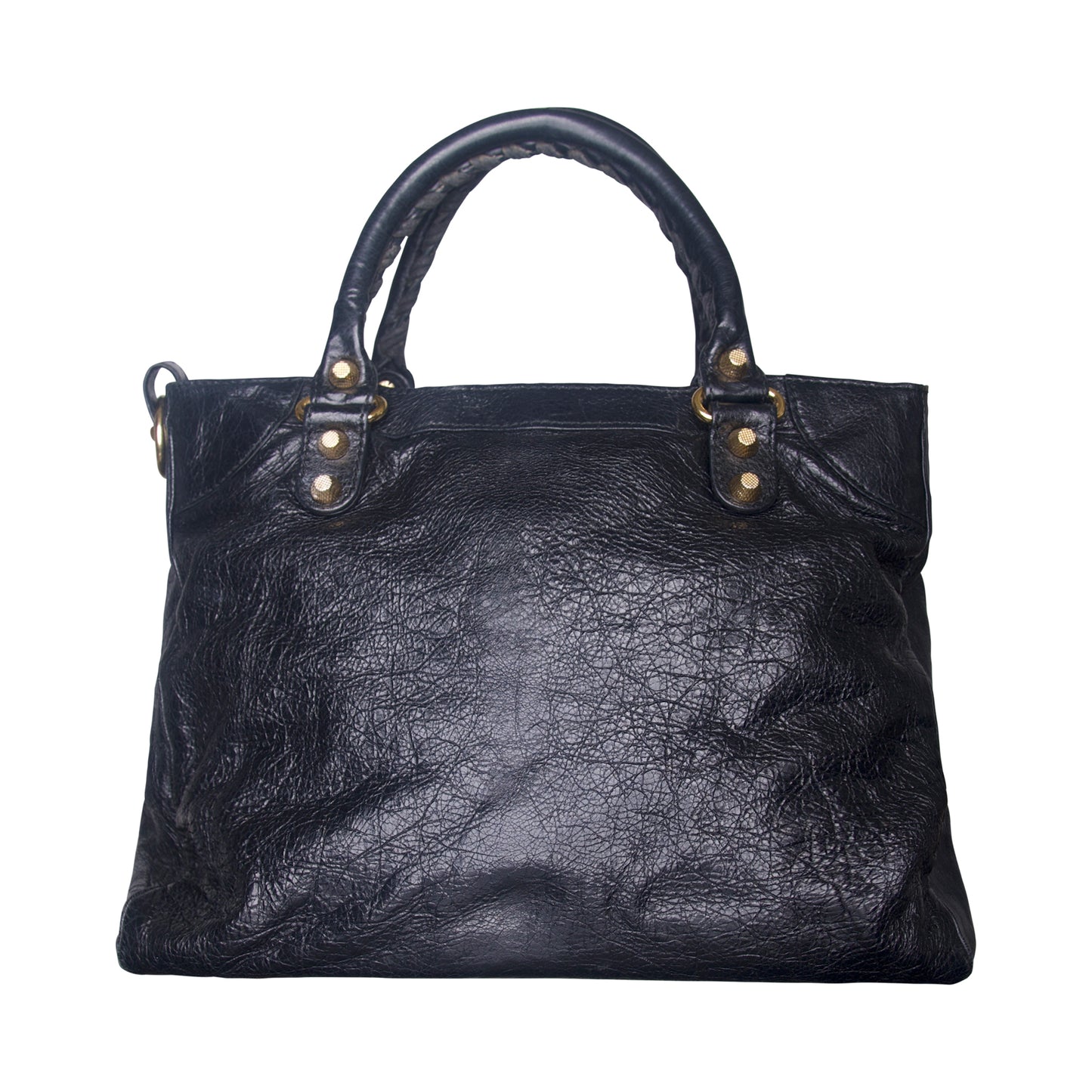 Balenciaga Giant 12 Gold City Bag Lambskin Leather Shoulder Bag