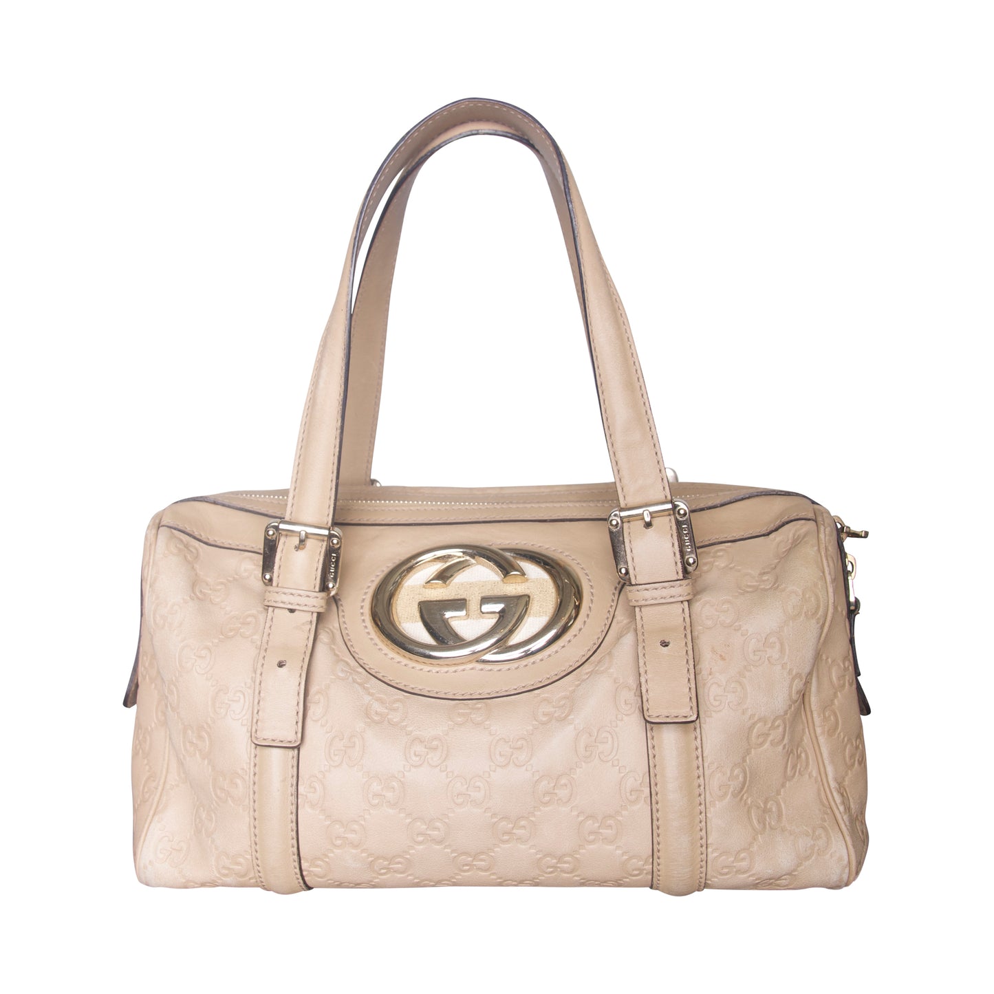 2015 Gucci Beige Guccissima Britt Mini Tote Bag
