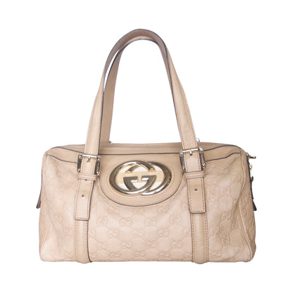 2015 Gucci Beige Guccissima Britt Mini Tote Bag