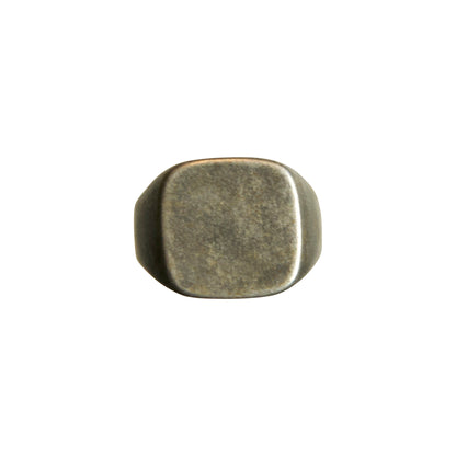 Tarnished Silver Signet Ring