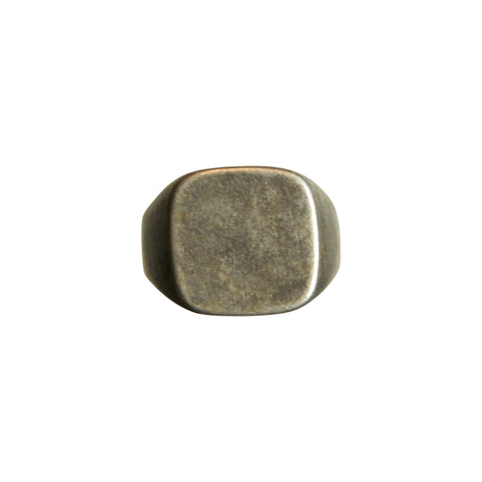 Tarnished Silver Signet Ring