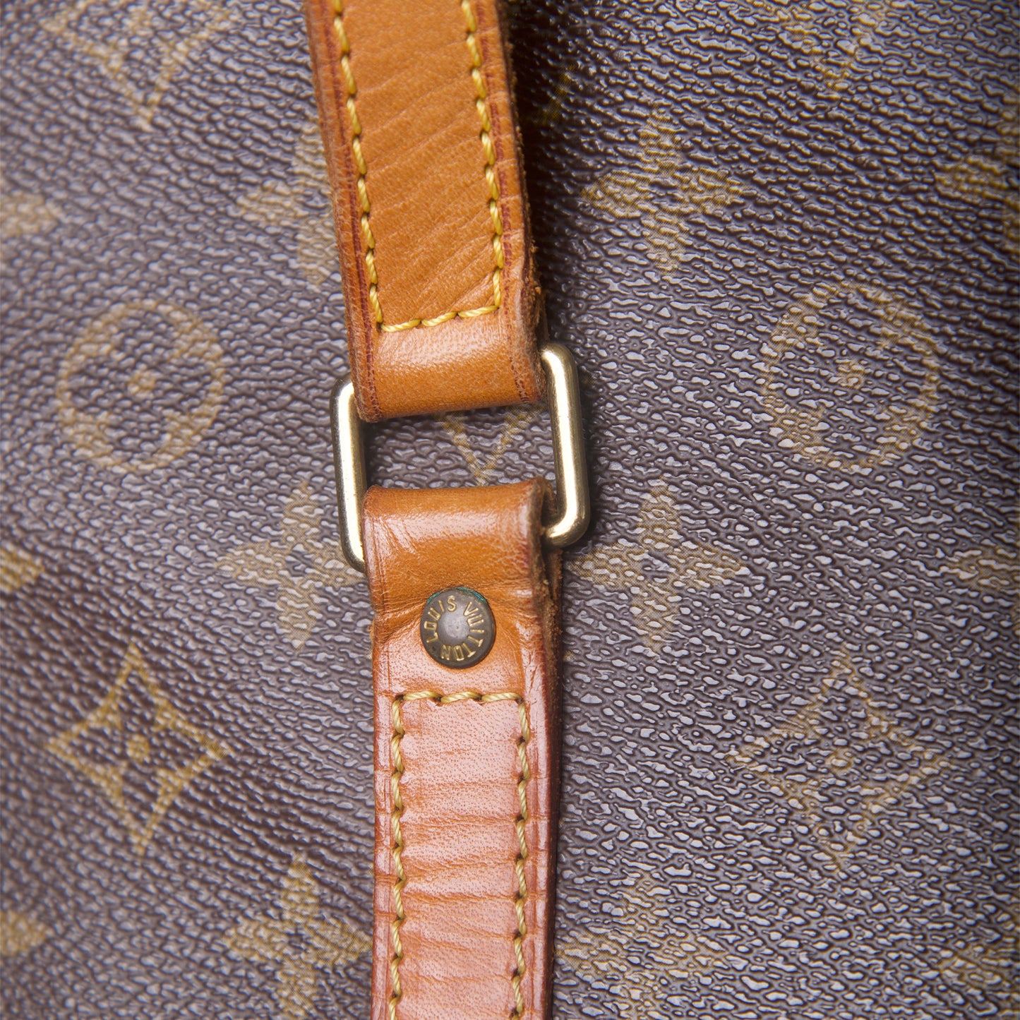 Louis Vuitton Cabas Piano Monogram Vanchette Leather Tote Bag