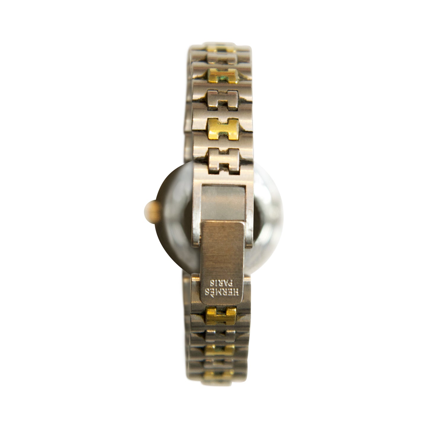 Hermes Clipper Olympia Gold Plated Finish Ivory Face Watch