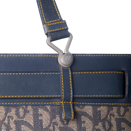 2000's Christian Dior Monogram Trotter Buckle Front Handbag