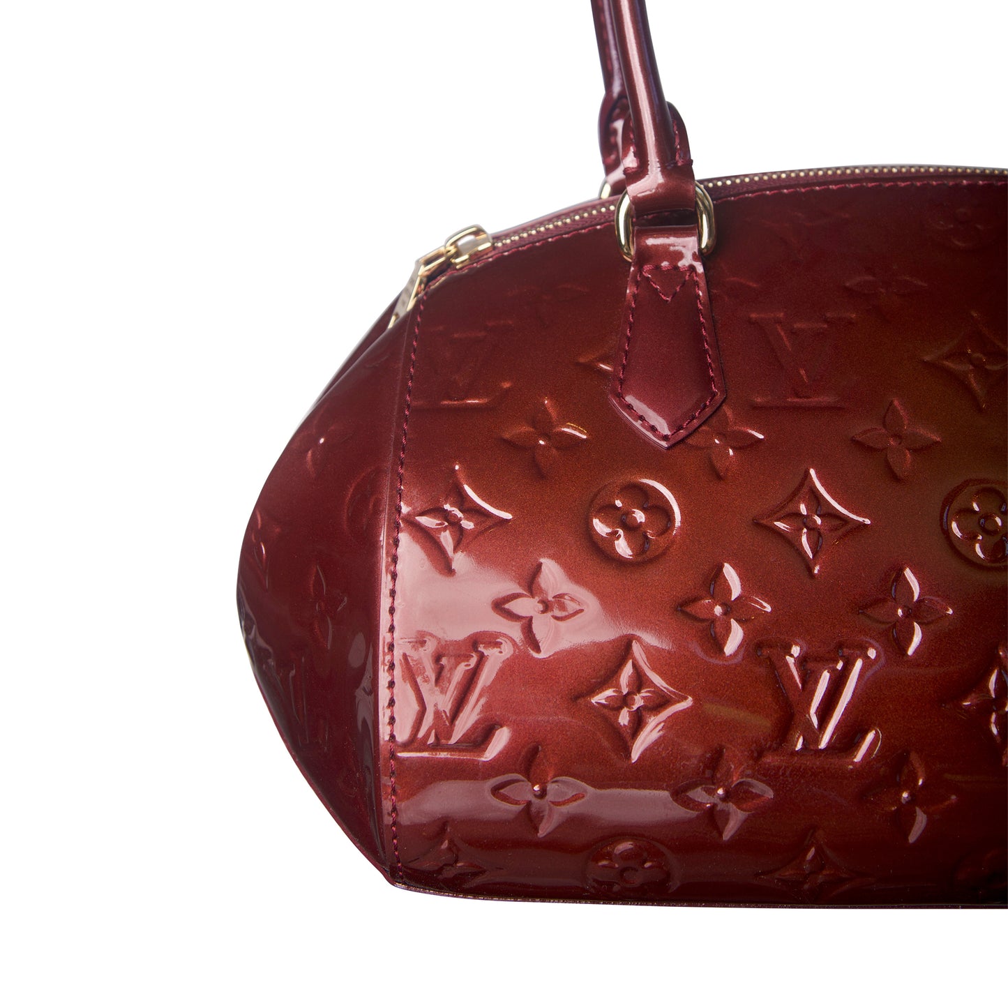 Louis Vuitton Rouge Fauviste Monogram Vernis Sherwood GM Bag