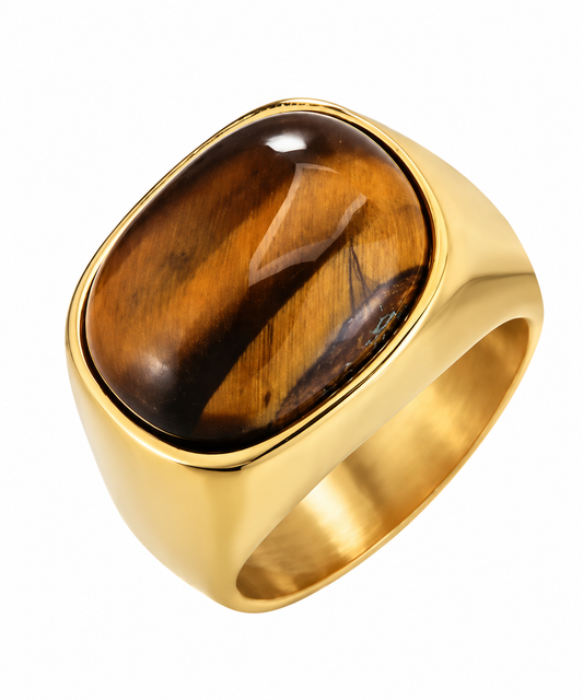 Gold Tiger Eye Ring
