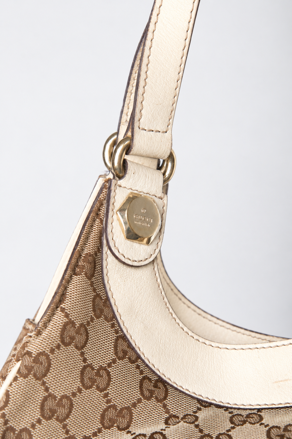 Gucci GG Monogram Canvas Hobo Shoulder Bag