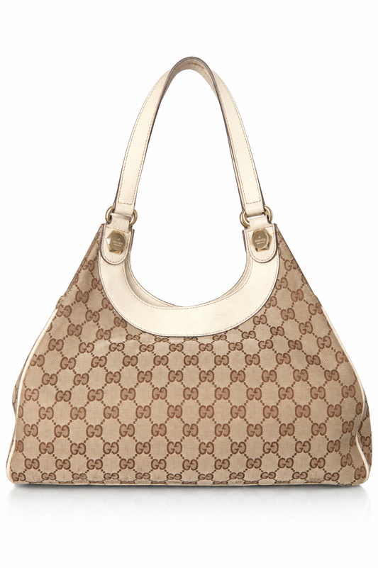 Gucci GG Monogram Canvas Hobo Shoulder Bag