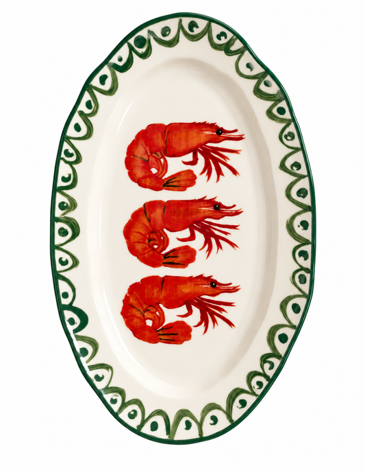 &Klevering Shrimp Painted Dish