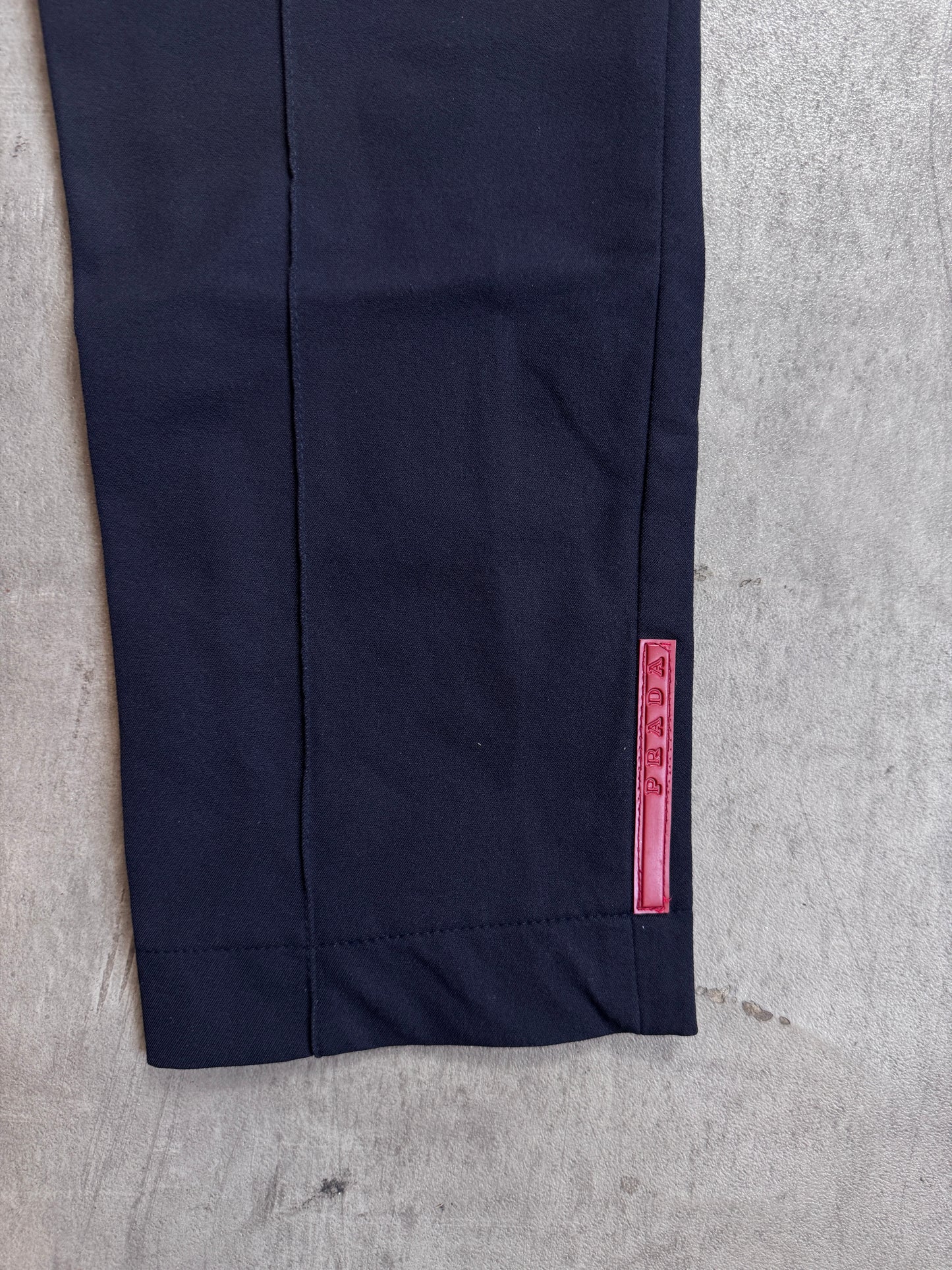 Prada Navy Stretch Capri's