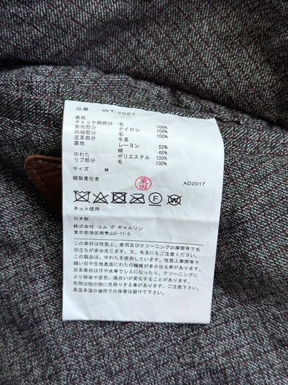 AD2017 Junya Watanabe Nylon Check M-A1 Bomber Jacket