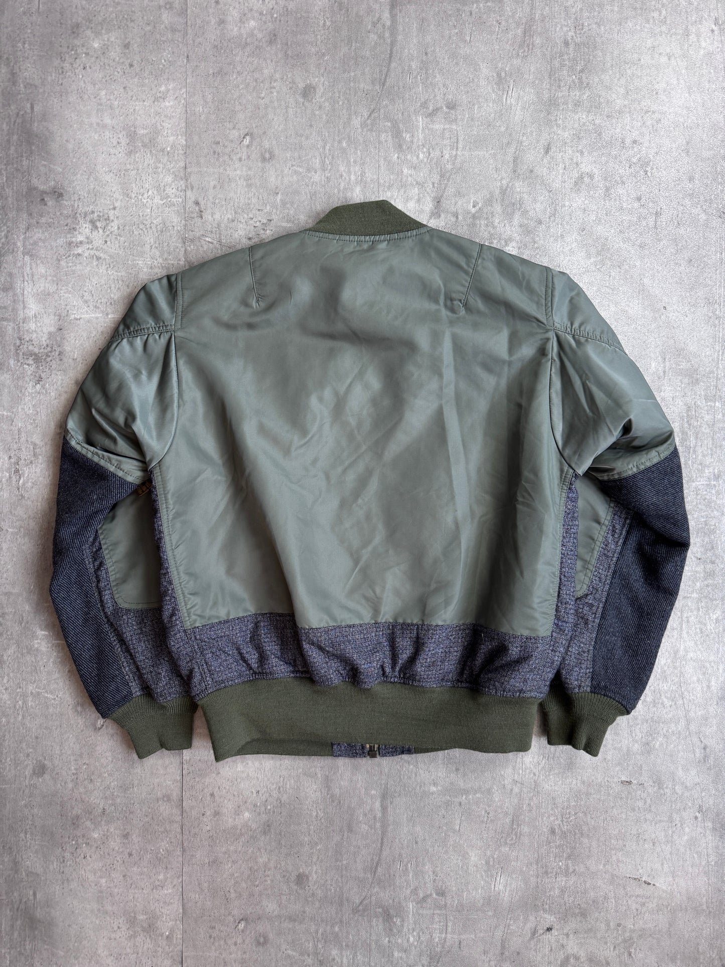 AD2017 Junya Watanabe Nylon Check M-A1 Bomber Jacket