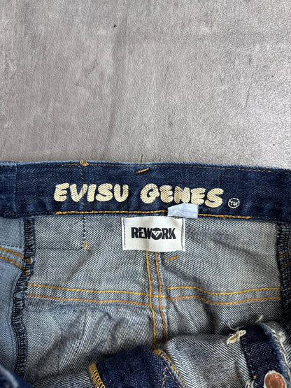 VT Rework: Evisu Reworked Washed Denim Jeans