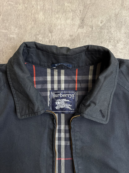 Burberry Lightweight Navy Nova Check Lined Cotton Jacket