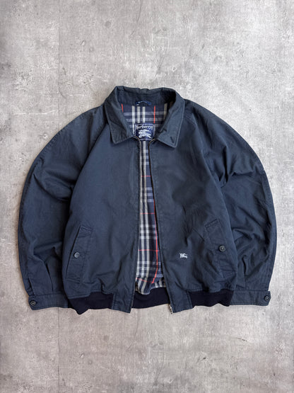 Burberry Lightweight Navy Nova Check Lined Cotton Jacket
