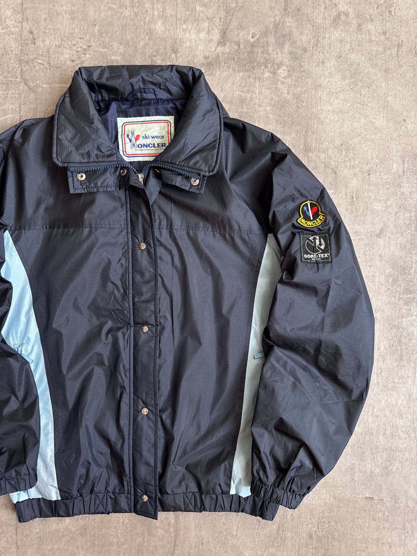 Moncler Two Tone Hooded Rain Jacket