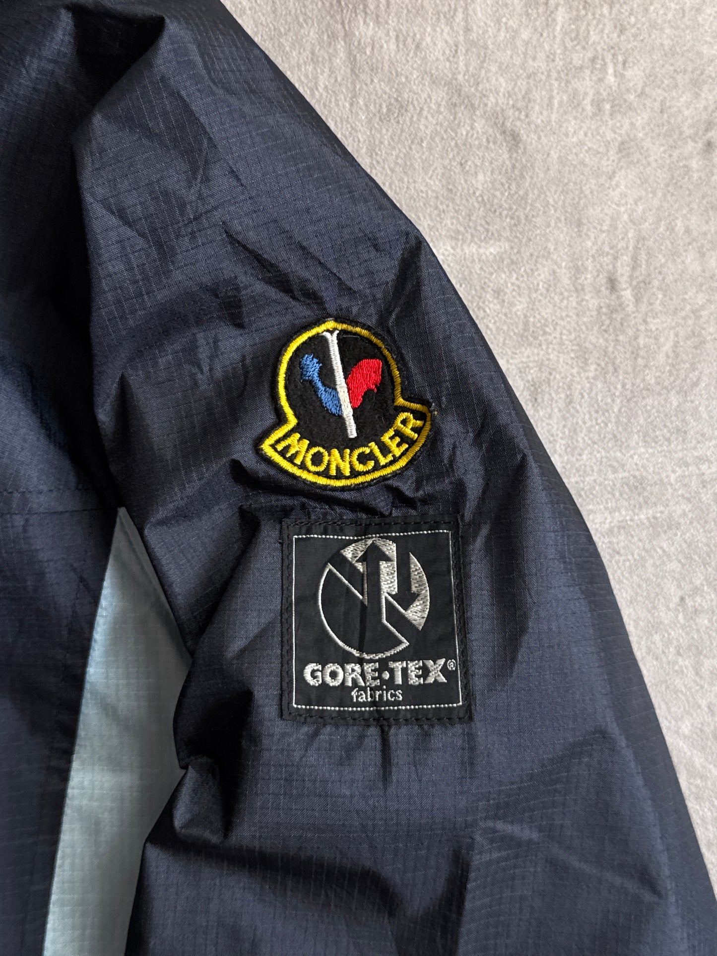 Moncler Two Tone Hooded Rain Jacket