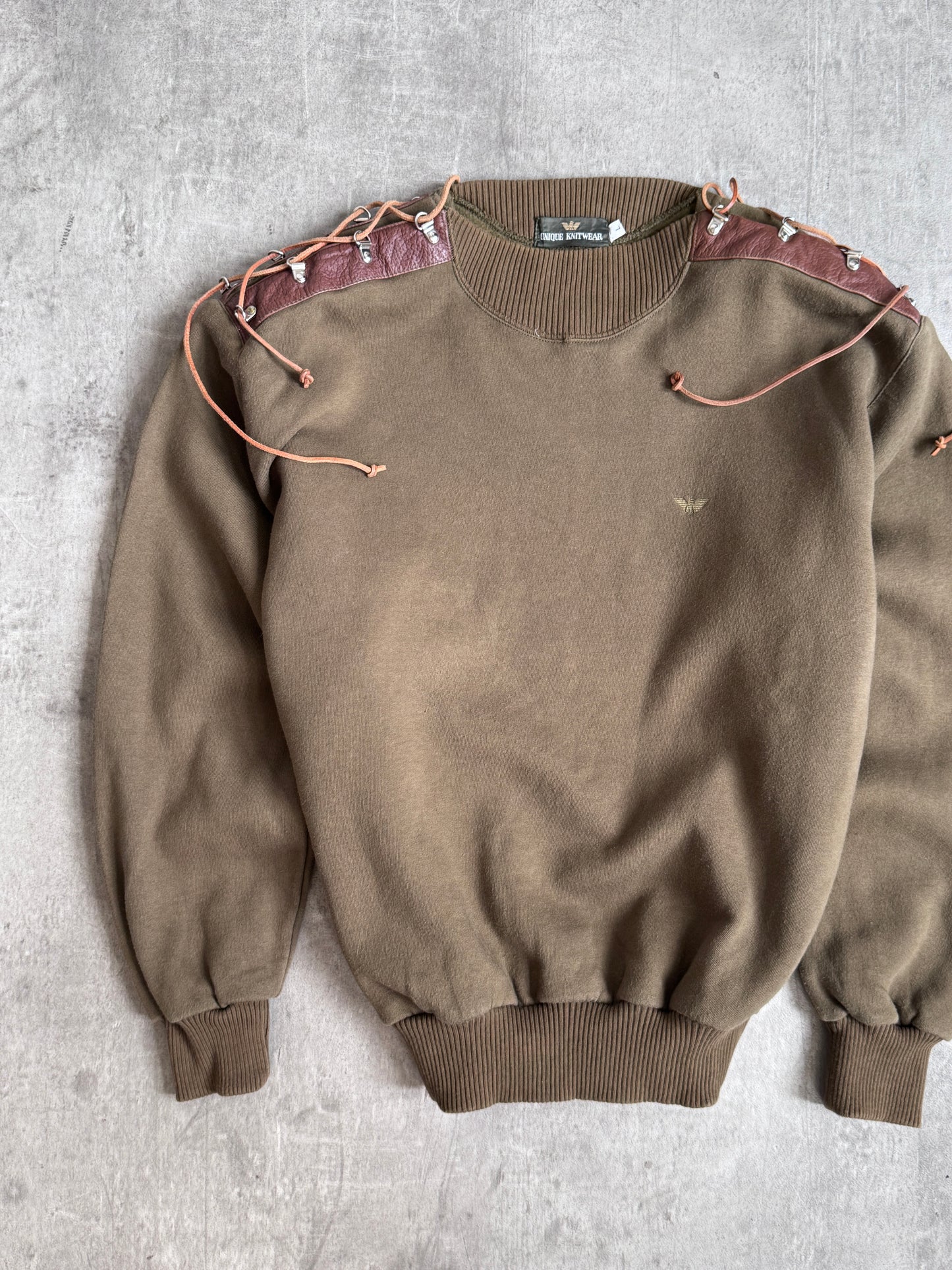 1980s Giorgio Armani Shoulder Tie Sweatshirt