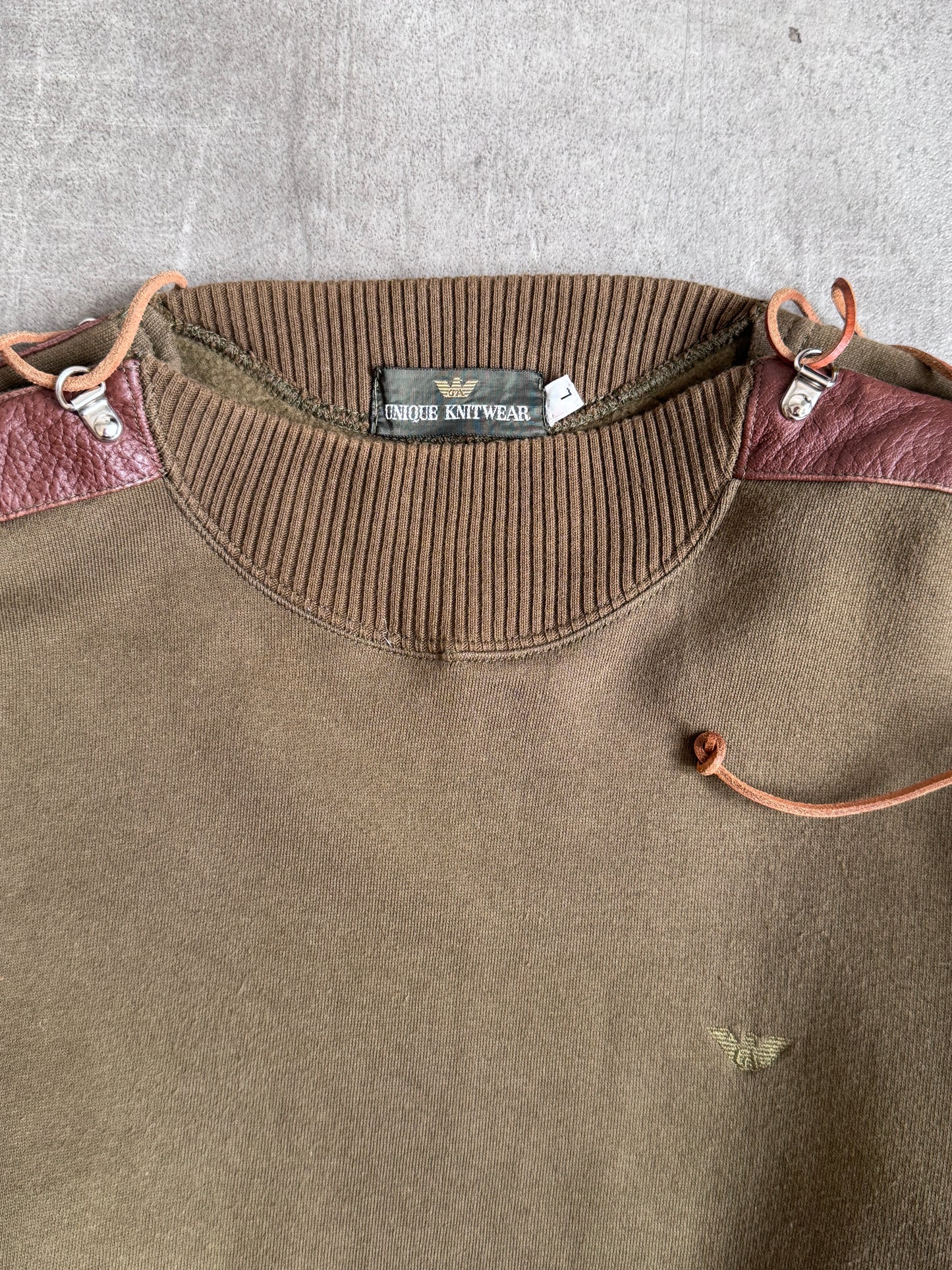 1980s Giorgio Armani Shoulder Tie Sweatshirt
