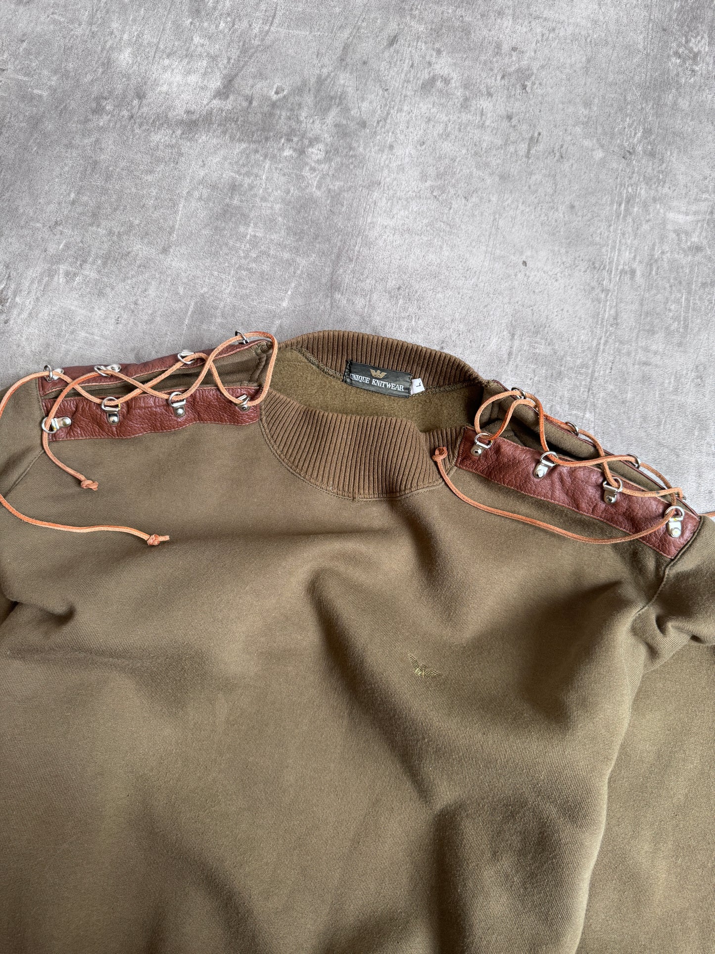 1980s Giorgio Armani Shoulder Tie Sweatshirt