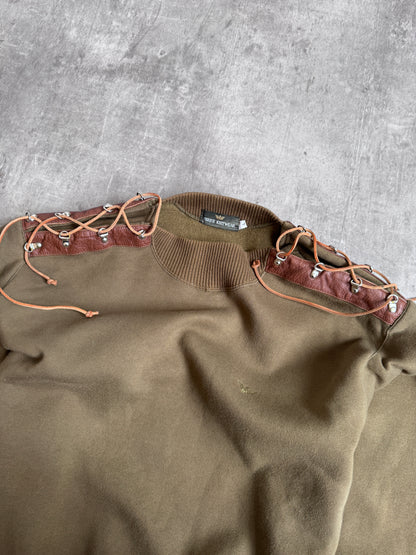 1980s Giorgio Armani Shoulder Tie Sweatshirt