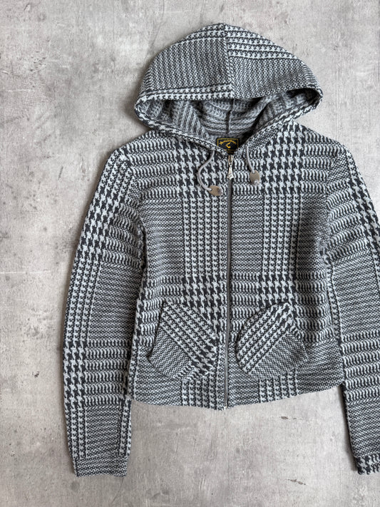 Vivienne Westwood Jumbo Houndstooth Knit Hoodie