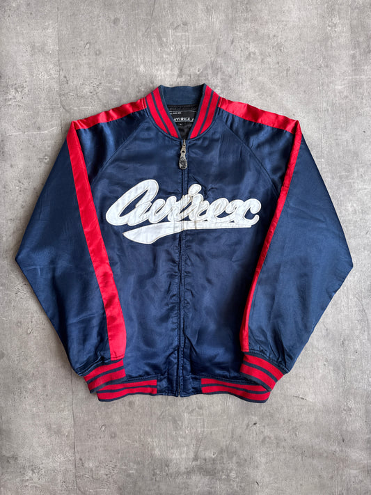 Avirex Two Tone Satin Varsity Jacket
