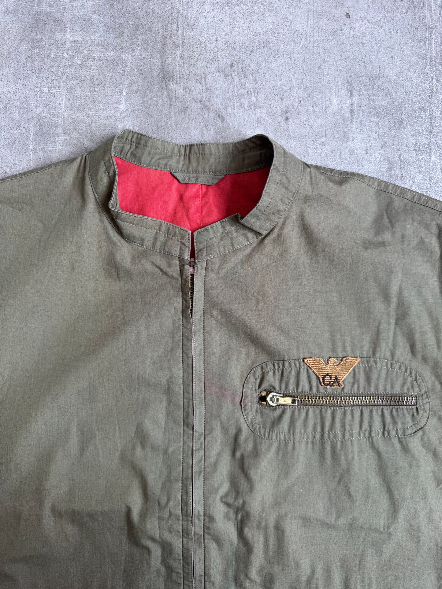 1980s Giorgio Armani Olive Tactical Vest