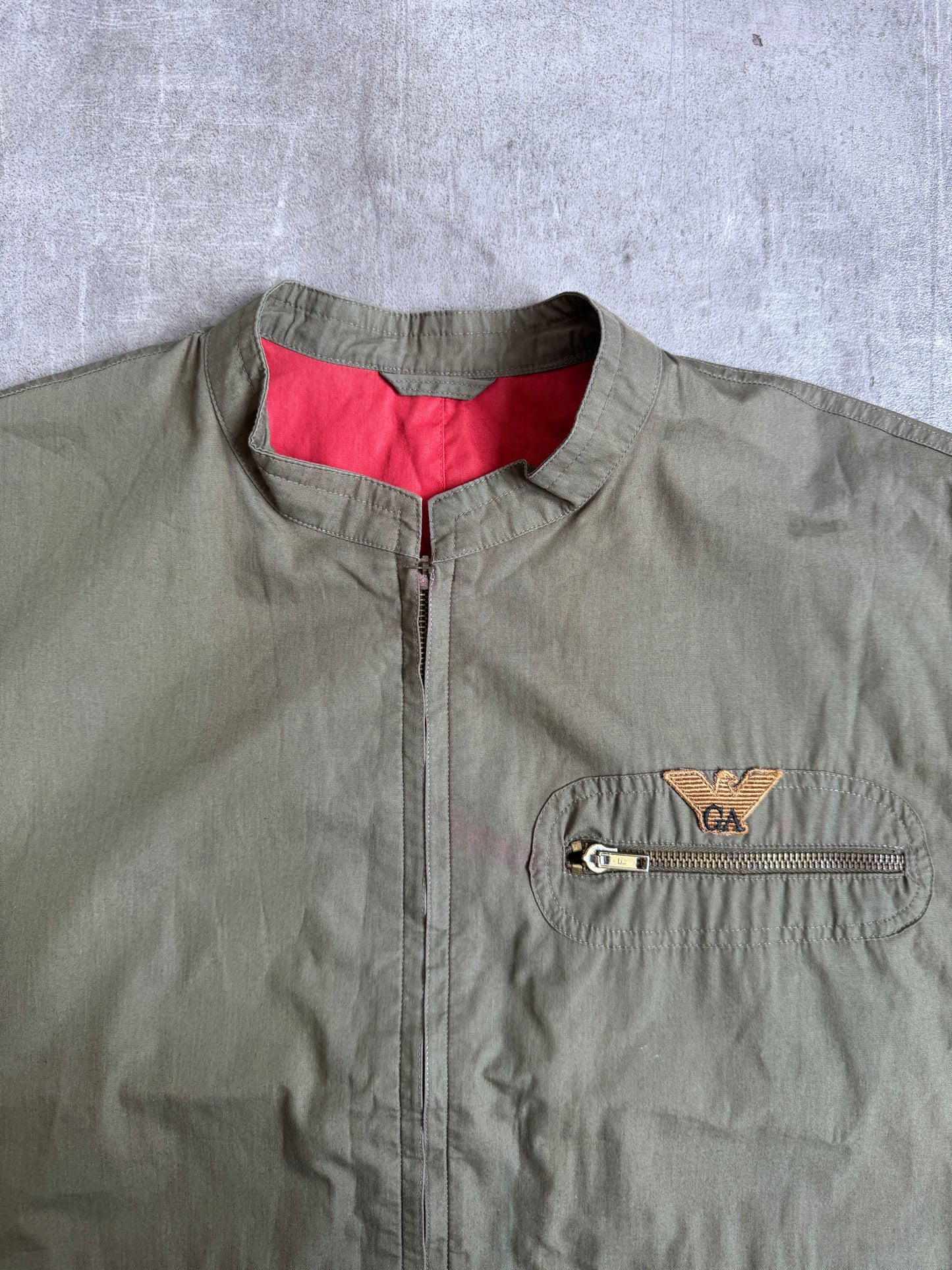 1980s Giorgio Armani Olive Tactical Vest