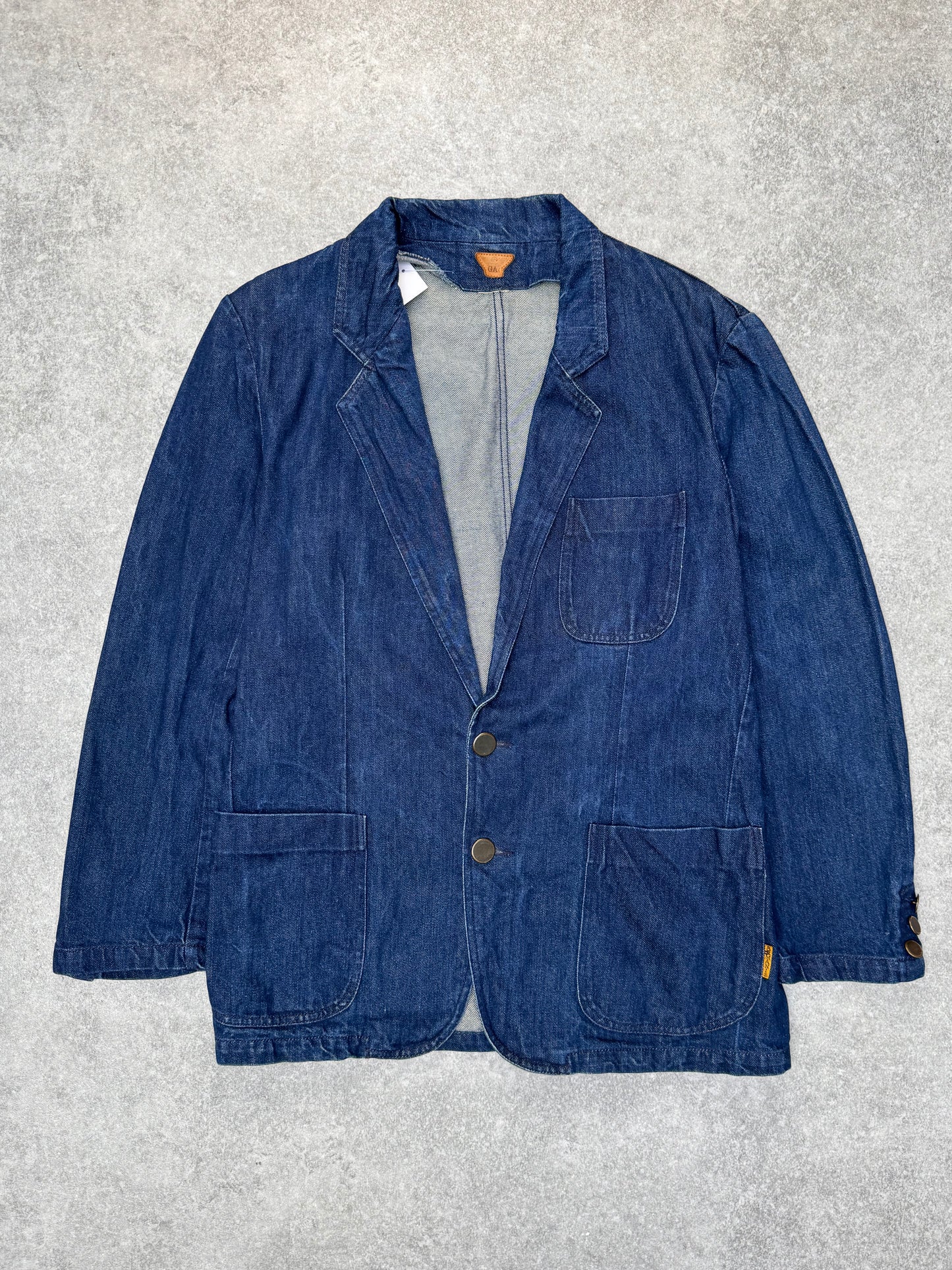90s Giorgio Armani Denim Three Pocket Blazer