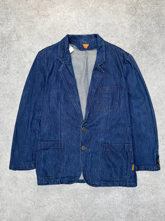 90s Giorgio Armani Denim Three Pocket Blazer