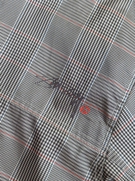 Stussy Brown Check Hooded Rain Coat