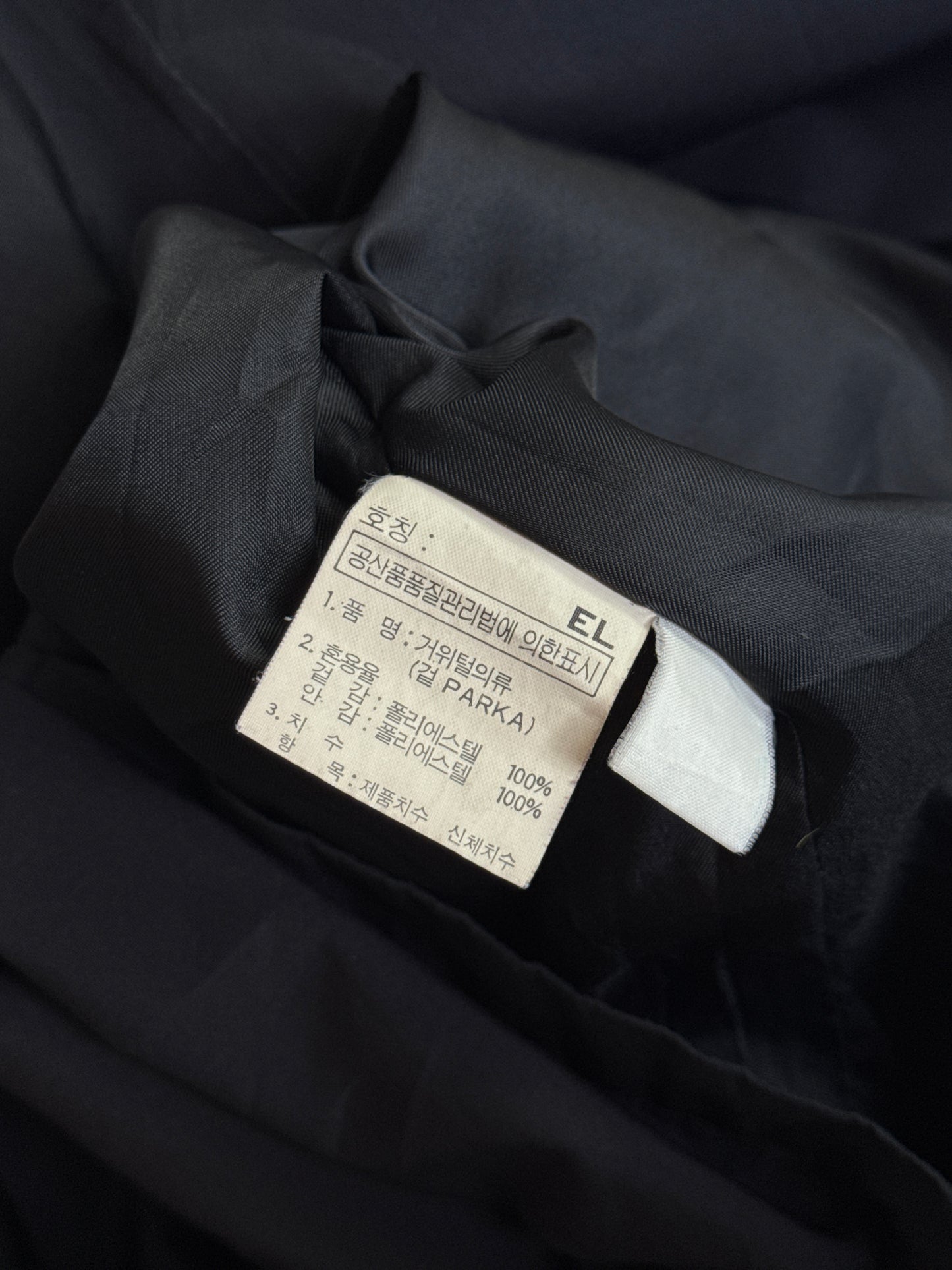 YSL Black Technical Three Pocket Parka