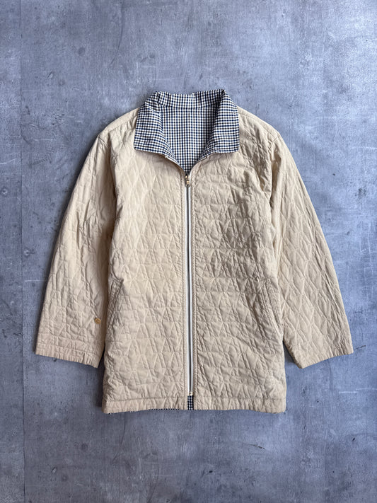 Aquascutum Reversible Check 'A-Quilt' Garden Jacket