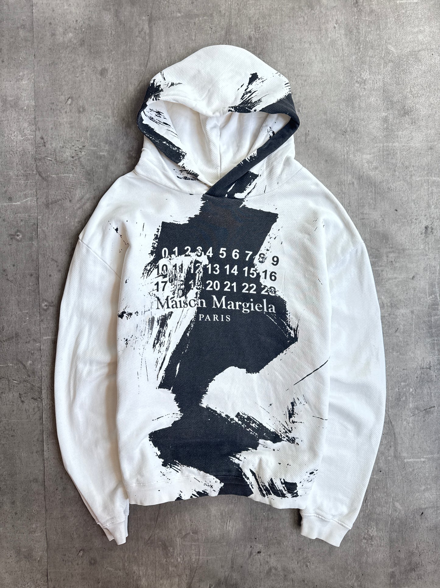 Maison Margiella Spalsh Ink AOP Graphic Hoodie