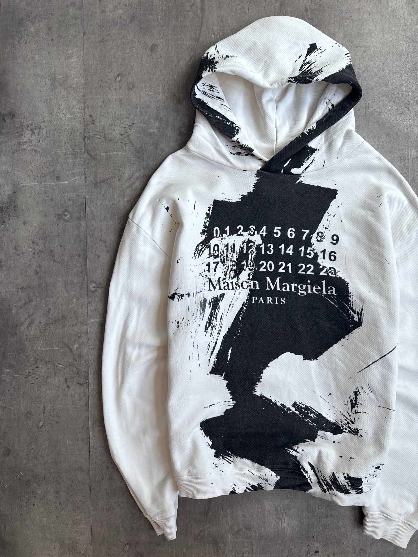Maison Margiella Spalsh Ink AOP Graphic Hoodie
