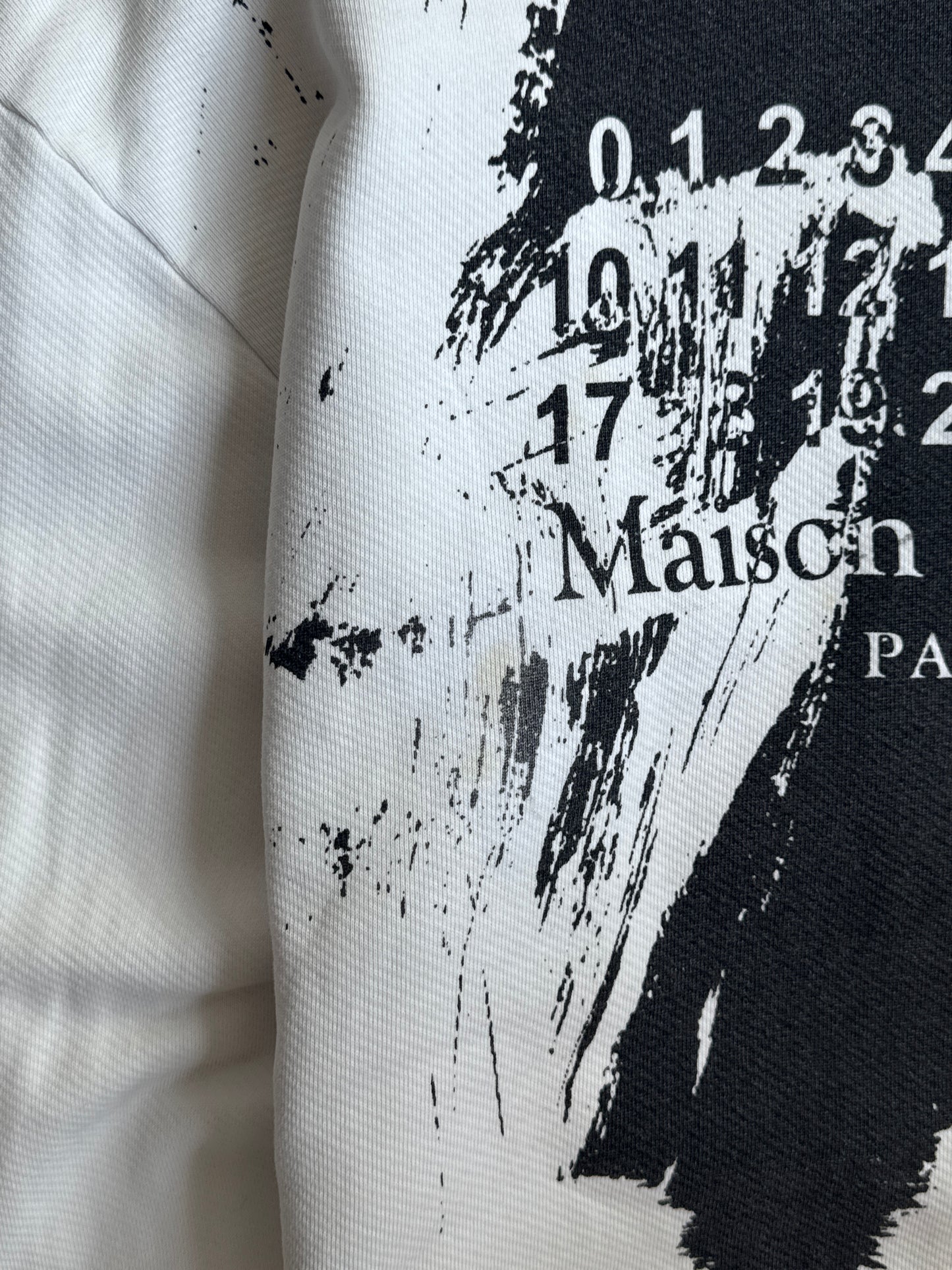Maison Margiella Spalsh Ink AOP Graphic Hoodie