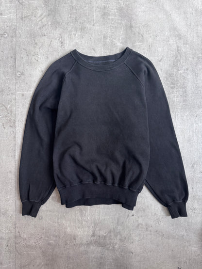 Issey Miyake Hai Sporting Gear Spellout Black Raglan Sweatshirt