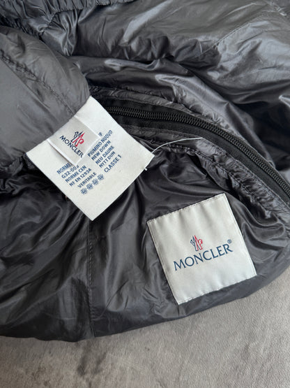 Moncler Lightweight Full Zip Grey Down Fill Puffer Jacket