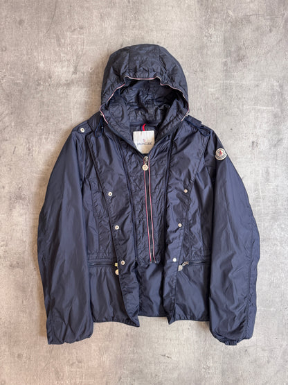 Moncler Navy Nylon Pladic Guibotto Model Tech Jacket
