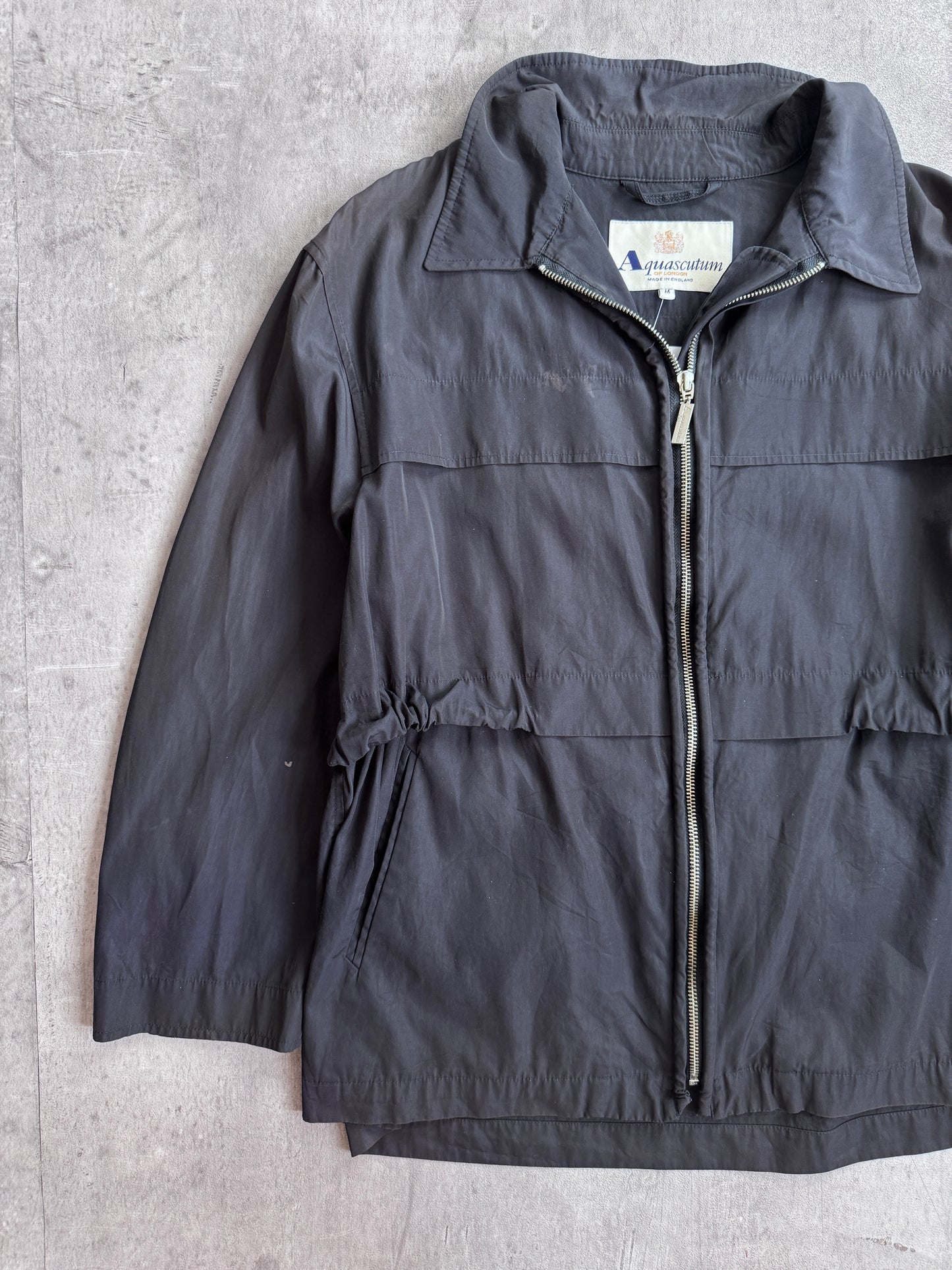 Aquascutum Convertible Full Zip Harrington / Drawcord Bag