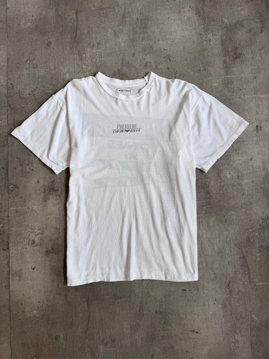 1996 Emporio Armani Single Stitch Cannes 96' Premiere Promo Tee