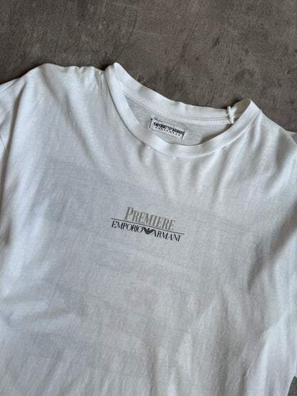 1996 Emporio Armani Single Stitch Cannes 96' Premiere Promo Tee